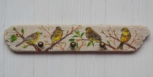 Yellowhammer key hanger            